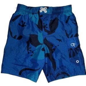 Ocean Pacific Blue Tropical Boys Swimsuit 3T